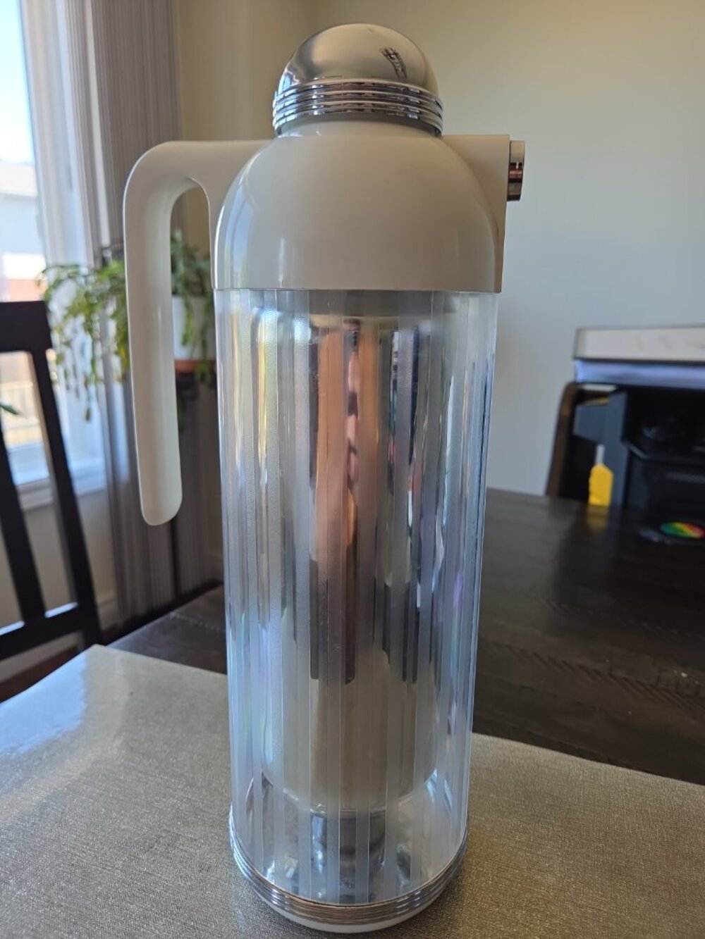 Vintage Corning Crown Made in Japan Modern Mid-Century Thermos Coffee Pitcher